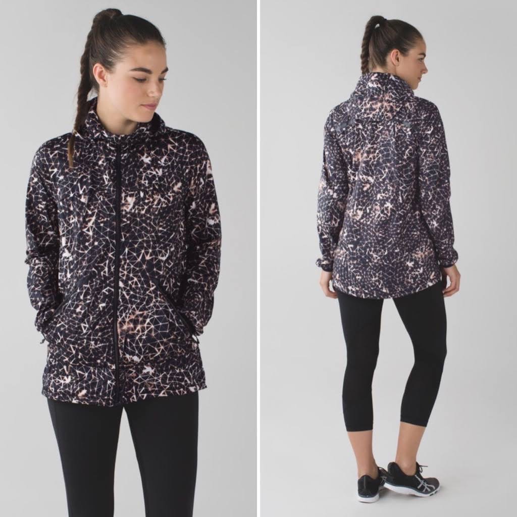 Size 4 Lululemon Packable Vented Running Jacket With Hood
